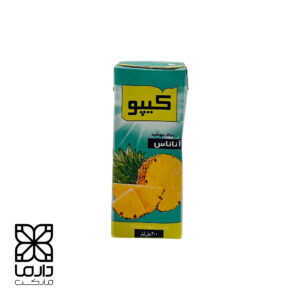 آبمیوه آناناس کیپو ۲۰۰ میلی‌لیتری، نوشیدنی پاکتی شیرین و خوش‌طعم، مناسب پک معیشتی و خرید عمده سازمانی