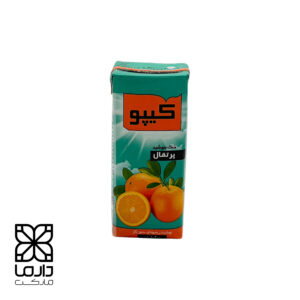 آبمیوه پرتقال کیپو ۲۰۰ میلی‌لیتری، نوشیدنی پاکتی طبیعی مناسب پک معیشتی، مصرف سازمانی و خرید عمده ارگان‌ها