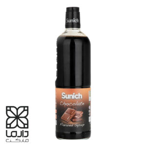 بطری سیروپ شکلات سن‌ایچ با حجم ۸۴۰ میلی‌لیتر، مناسب تهیه نوشیدنی و دسر، با بسته‌بندی شیشه ای و درب پیچی.