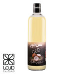 بطری سیروپ نارگیل سن‌ایچ با حجم ۸۴۰ میلی‌لیتر، مناسب تهیه نوشیدنی و دسر، با بسته‌بندی شیشه ای و درب پیچی.
